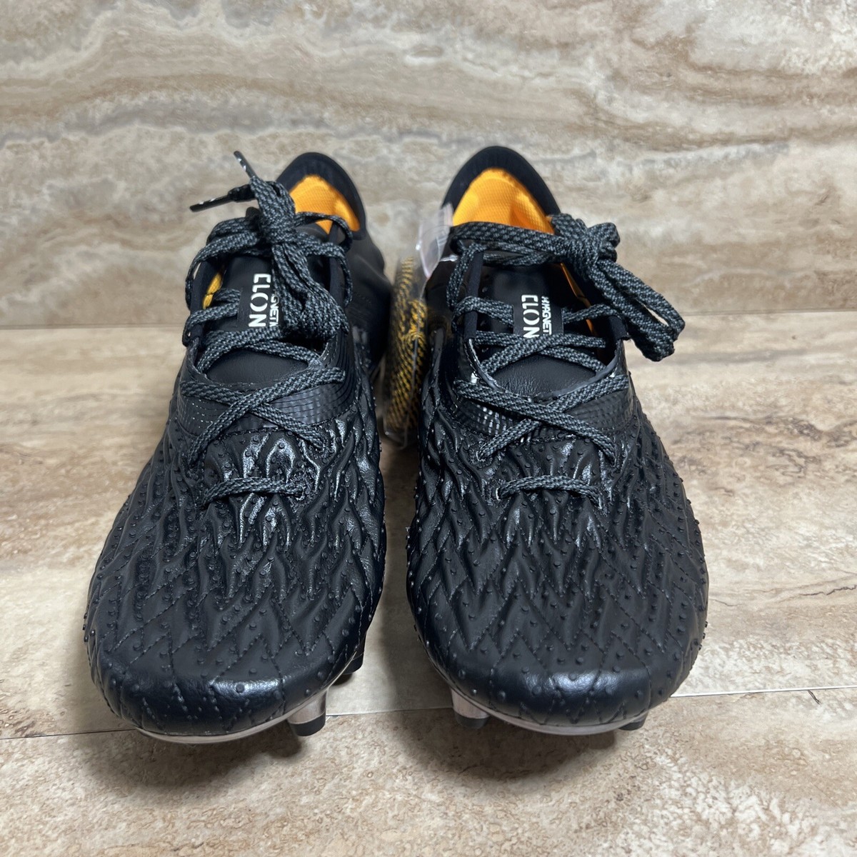 Under Armour Clone Magnetico Pro 2 FG Black Orange Cleat  display picture 3