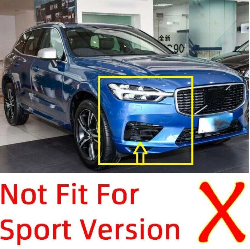 Tapa de cubierta de gancho de remolque para parachoques delantero para Volvo XC60 2018 2019 2020 2021 Foto 2 de 4