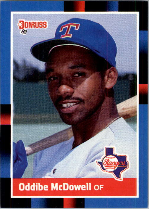 1988 Oddibe McDowell Donruss Baseball Card #382 | eBay