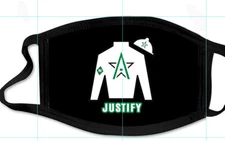 JUSTIFY MASK HORSE RACING TRIPLE CROWN KENTUCKY DERBY NEW MINT BELMONT PREAKNESS
