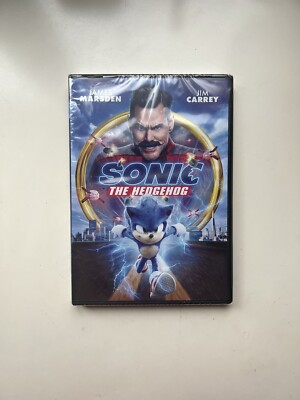 Sonic The Hedgehog DVD 2020 Paramount James Marsden Jim Carrey Sealed
