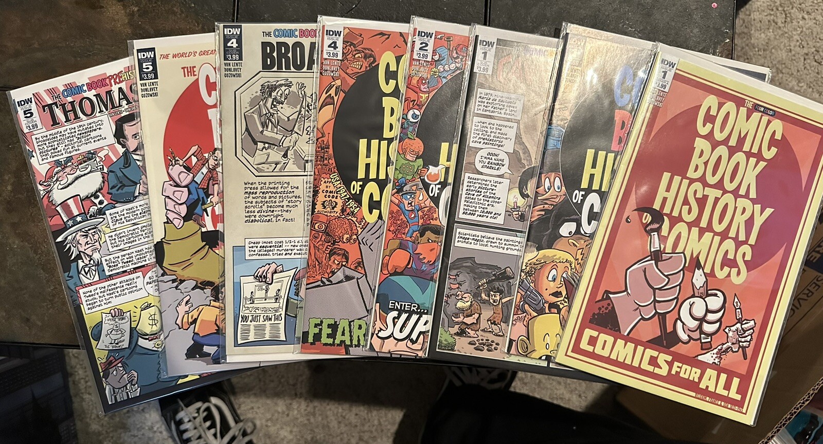 The Comic Book History of Comics Issues 1-5 -IDW Comic Book Lot 11 ...