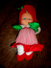 VINTAGE PUFFALUMP KIDS CHRISTMAS GIRL DOLL FISHER PRICE 1992 12"