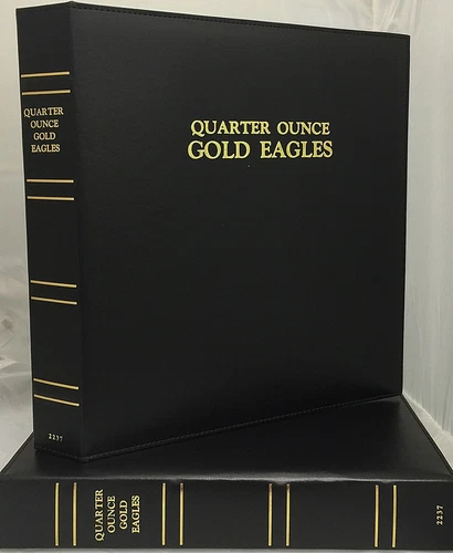 CAPS Album U.S. Gold Eagles 1/4 Ounce Date Set for Air-Tite Coin Capsules 2237