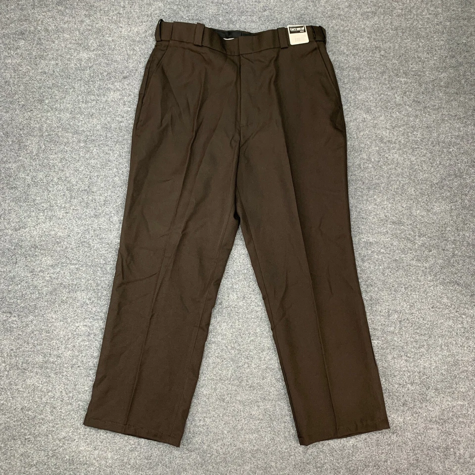 Tact Squad Uniform Trousers Pants Mens 38 Brown Polyester 4-Pocket High Rise - Image 2 of 4