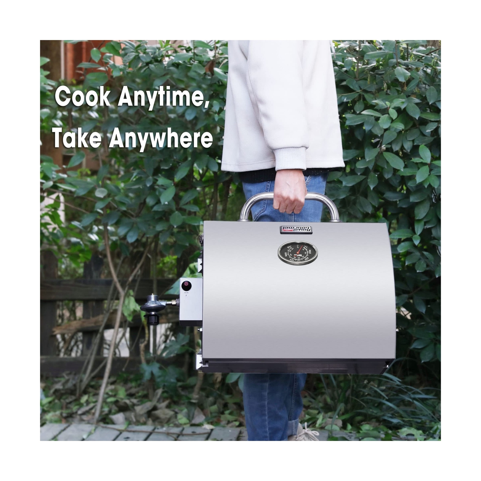 Royal Gourmet GT1001 Stainless Steel Portable Grill, 10000 BTU BBQ ... Fast Ship