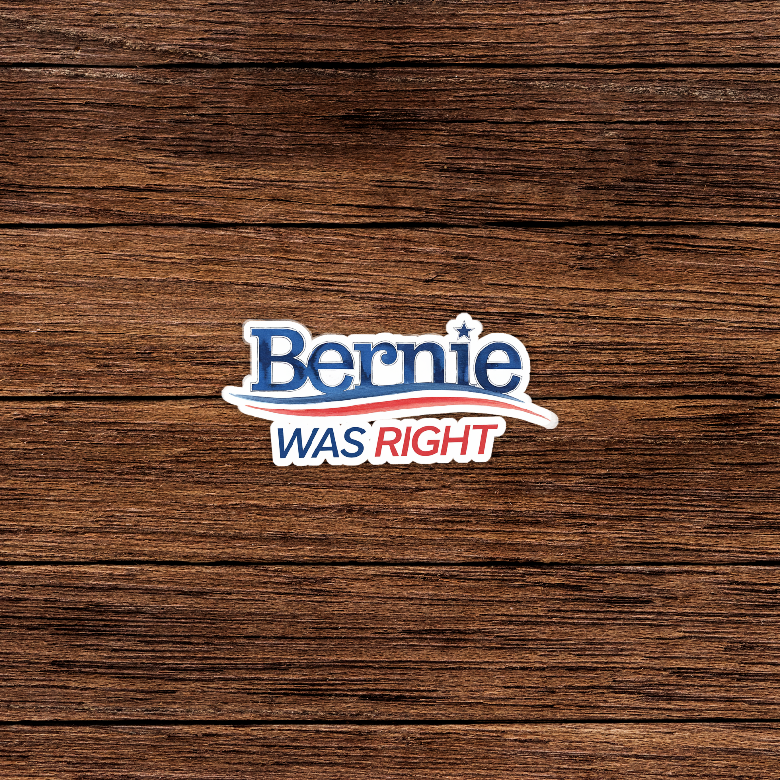Bernie Sanders Was Right Political Campaign Sticker | Progressive Humor ...