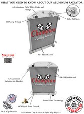 Qr 2 Row 1 Tubes Radiator Chevy Configuration For 1932 Ford High Boy Ae3132