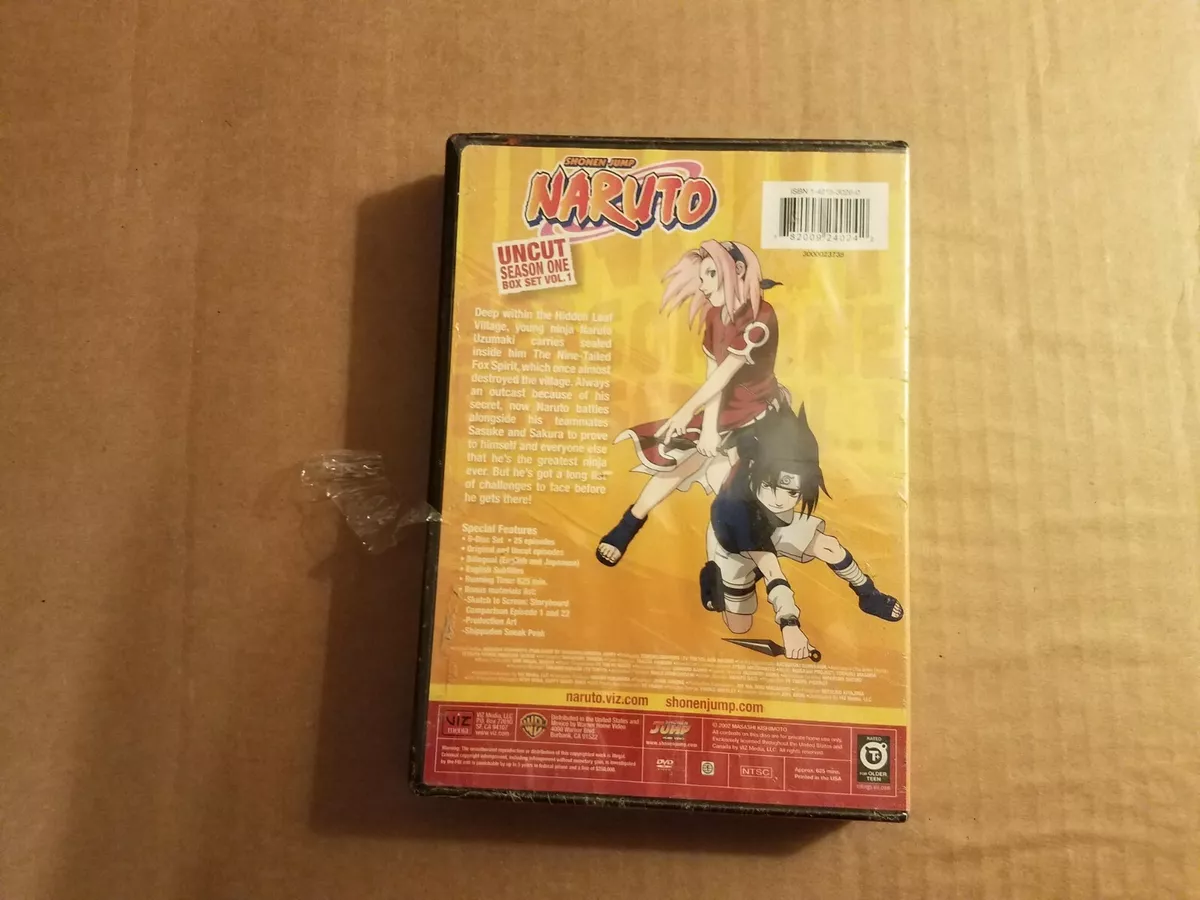 Dvd Naruto Shippuden - 1 Temporada - Box 2 (5 Dvds) em Promoção na