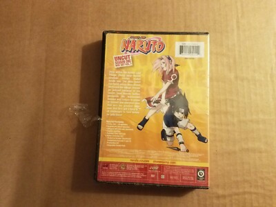 Naruto Uncut Box Set: Season One, Vol. 1 (DVD, 2009, 6-Disc Set