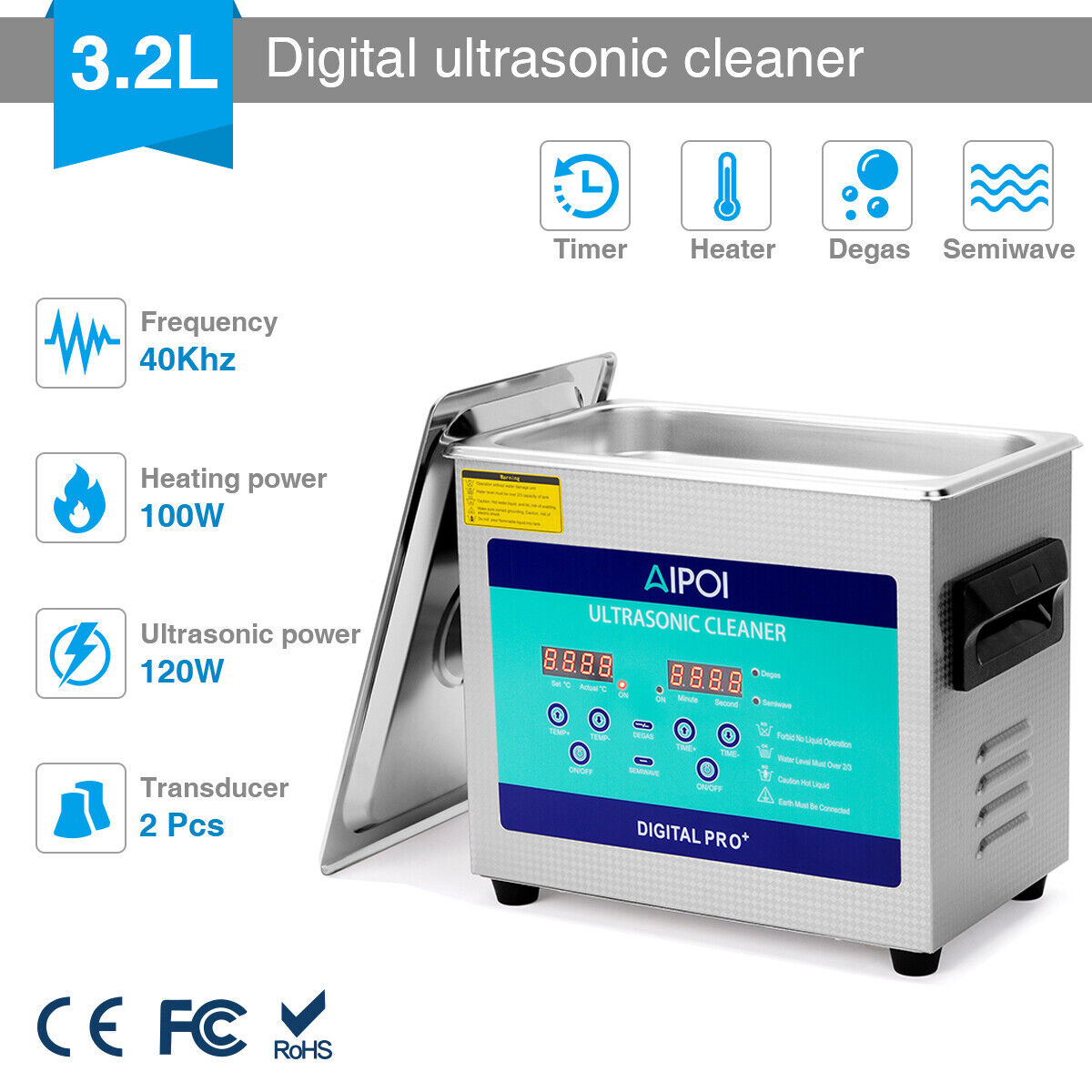 0.8-30L Ultraschallreinigungsgerät Ultraschallreiniger Ultrasonic Cleaner DE