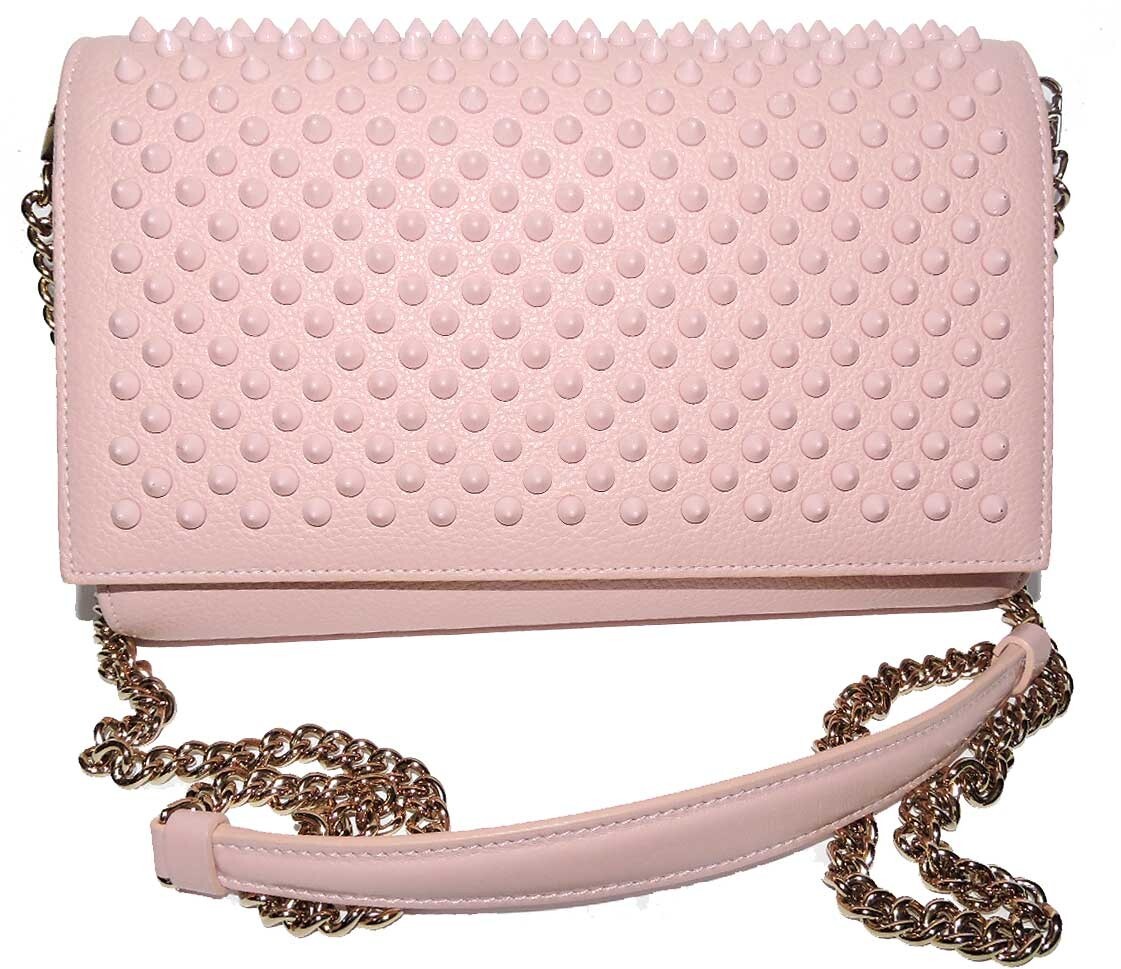 Christian Louboutin PALOMA Bag Crossbody Purse Fold-Over Spike