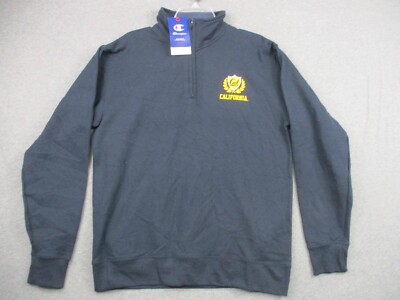 NEW Cal California Golden Bears Jacket Pullover Large Champion Blue