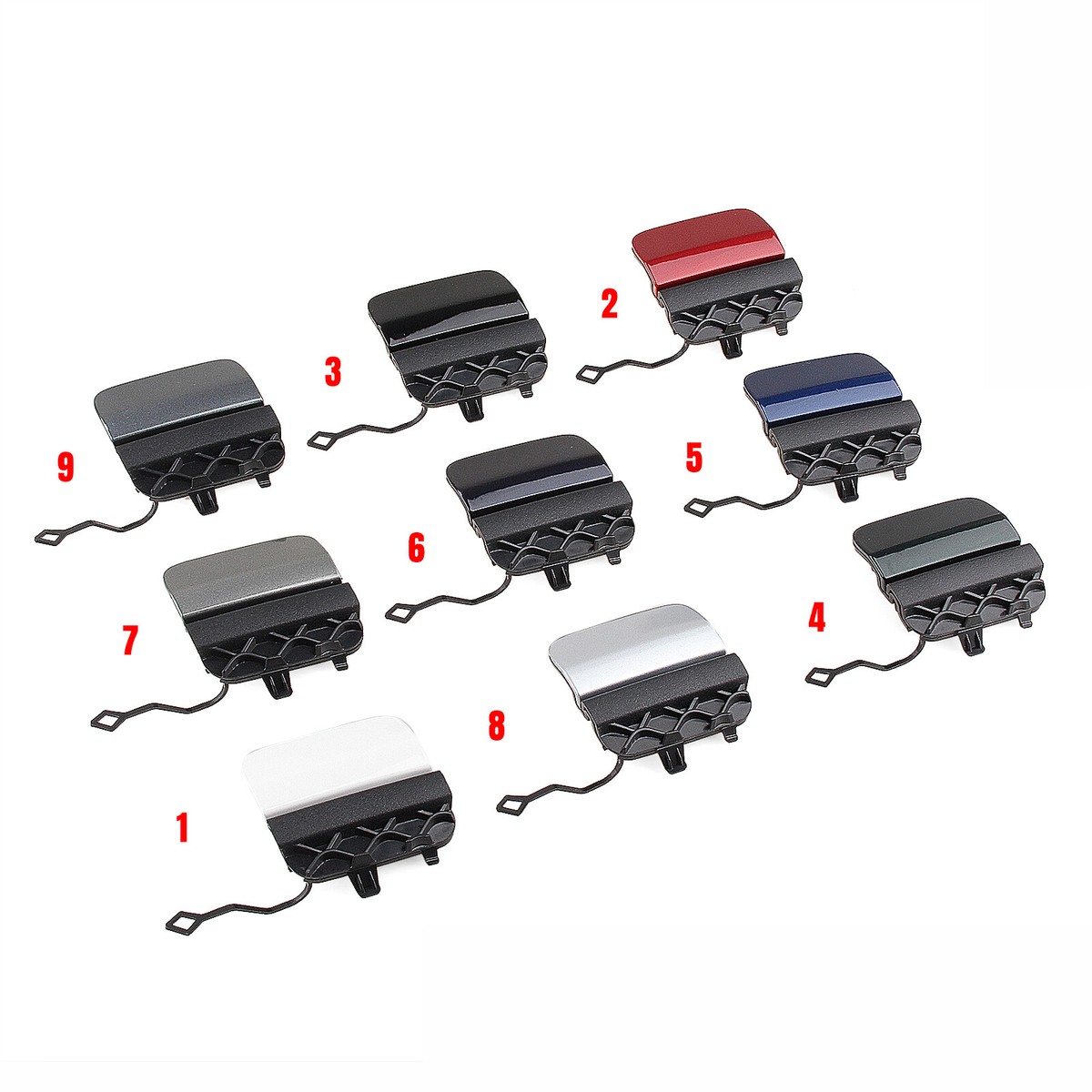 Rear Bumper Tow Hook Cover For Mercedes Benz W205 C43
