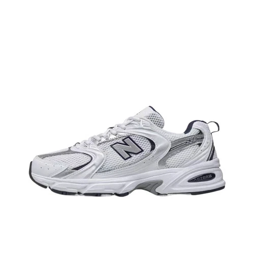 Sneakers NB 530 bianche argento sportive casual mesh morbide moda UK*-* - Foto 5 di 30