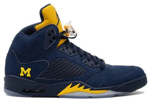 Jordan 5 Retro PE x Michigan Blue 2017 for Sale | Authenticity