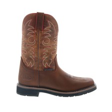 Justin Boots Driller 11" Waterproof EH Mens Brown Work & Safety Boots