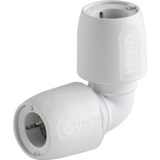 Image of Push Fit Elbow 90 Degree Pipe Fitting Plumbing Connector 15mm