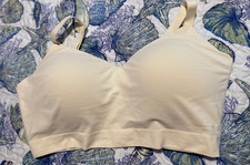 TRUEKIND SUPPORTIVE COMFORT WIRELESS SHAPING BRA NUDE SIZE 4 XL - NEW