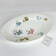 Piatto Antico Richard Ginori in porcellana bianca Vassoio ovale da portata '20