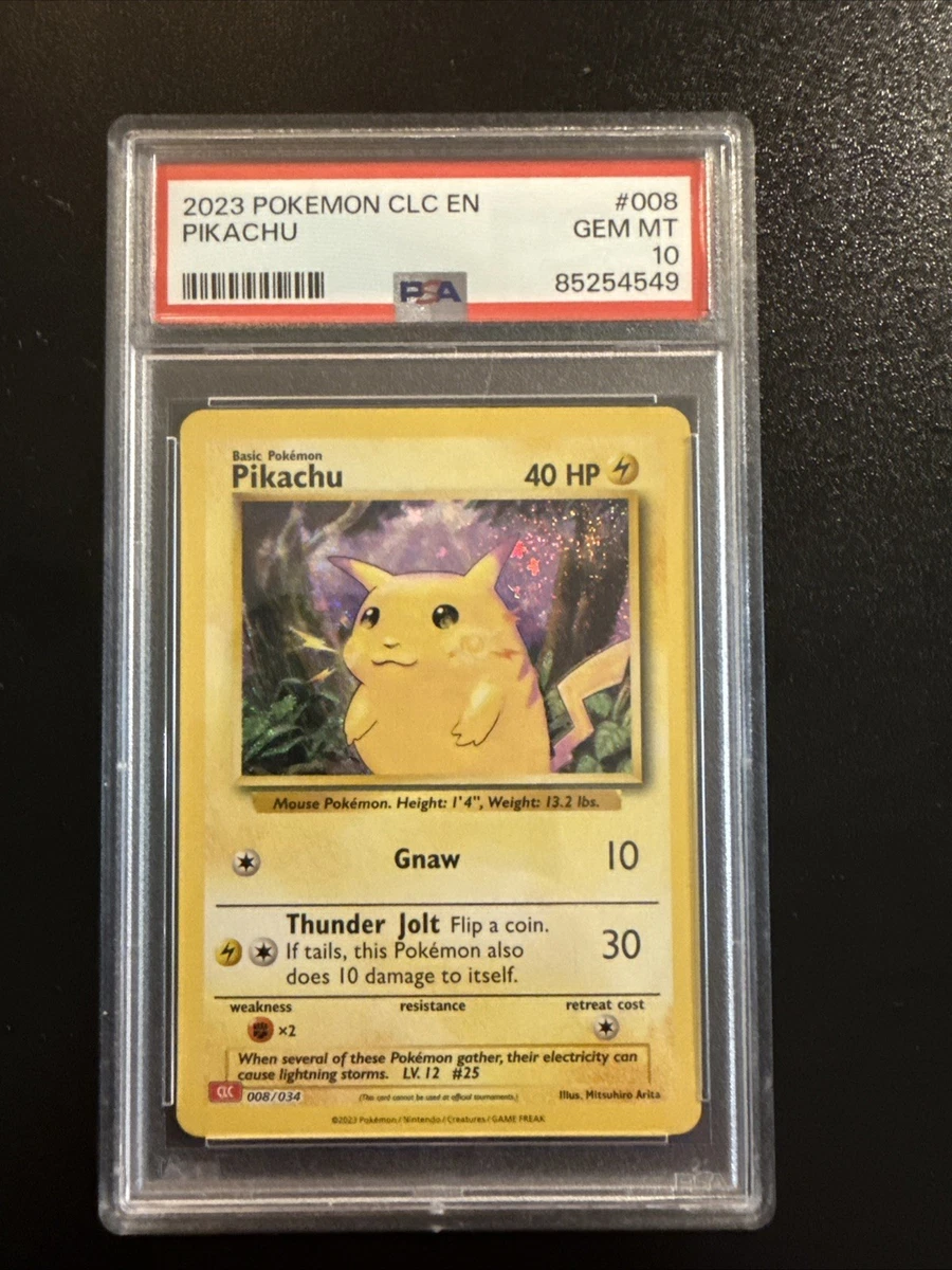 Pokémon TCG Grade 10 Pikachu Individual Collectible Card Game