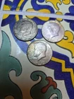 Lot Of Three 1968-D Kennedy Half Dollars 40% Silver, Circulated Coins Lot 1