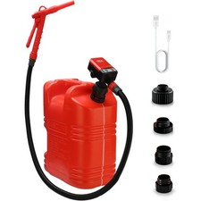 Can Pump - Battery Powered Fuel Transfer Pump with Auto Nozzle