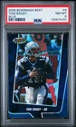 2005 BOWMAN'S BEST BLUE #9 TOM BRADY 650/1399 PSA 8