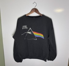 Vtg 80s 1987 Pink Floyd Darkside Of The Moon Crewneck Band Sweatshirt Size XL