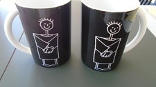 2 x KAFFEEBECHER SKANDAL BY YSENBURG ART WERK...