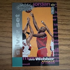 1995-96 Upper Deck Chris Webber #C15 Crash the Game Silver Washington Bullets