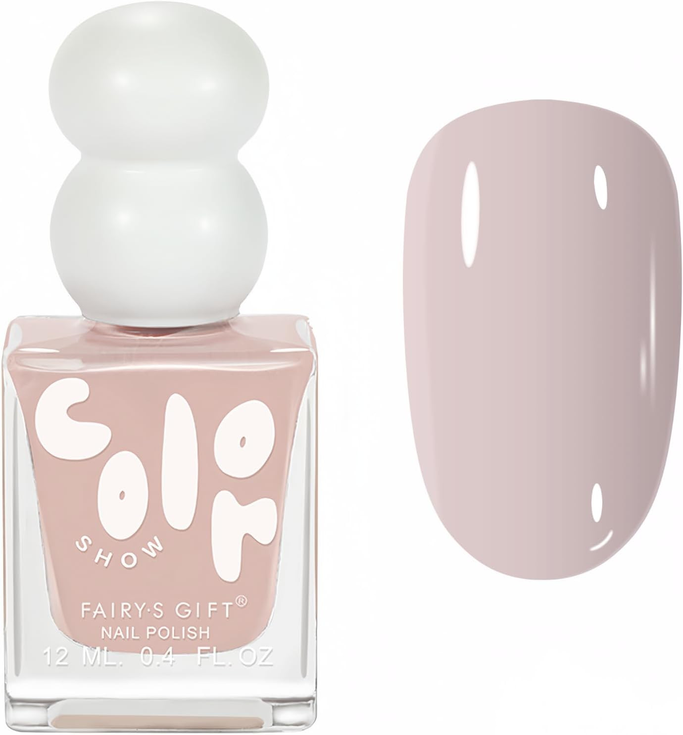 Nude Nail Polish - Quick Dry Nude Pink Nail Varnish - Nude Neutral Color Breatha
