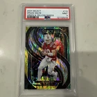 2024 Panini Select - Premier Level Drake Maye #113 Green & Yellow Shock Prizm...