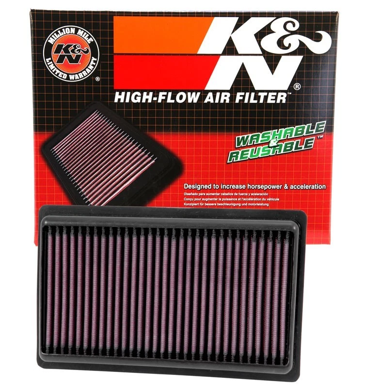 K&N 33-5014 High-Flow Engine Air Filter For Infiniti Q50 3.5 3.7 V6 2014-2019 - Image 2 of 4
