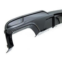 Heckansatz Diffusor Passend FüR BMW F10 Limo F11 Touring M-Paket 2-Rohr