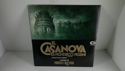 IL CASANOVA fellini nino rota CAM 9075 Suutherland Italy press (1976) M- LP