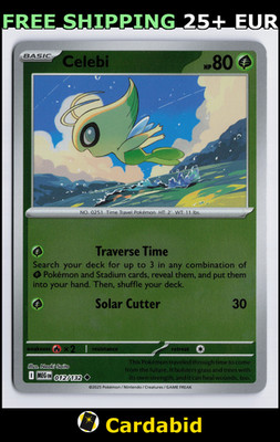 Celebi - MEG #012/132 ME01: Mega Evolution Reverse Holo Naoki Saito NM