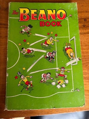 VINTAGE 1957 THE BEANO BOOK NO WRITING HARD COVER PUBLISHED BY D C THOMSON UK