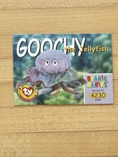Jb20 Ty beanie babies series 2 II 1999 #176 Gucci The Jellyfish Goochy