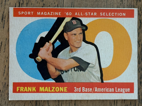 Frank Malzone [All Star] #557 1960 Topps card