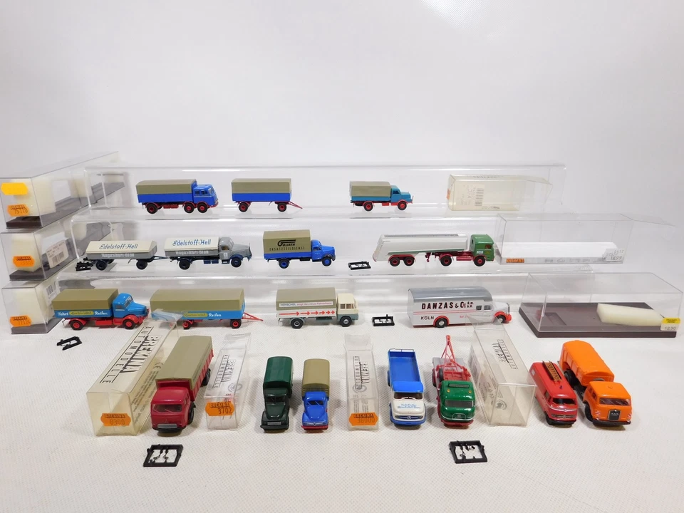 Brekina 1:87 H0 Raccolta Lkws Piccole Parti Mancanti MB Man Krupp Magirus ecc # - Immagine 4 di 4