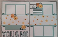 CTMH Assorted Scrapbooking Layouts - 8.5 X 11 double set of 2 - ScrapAttic