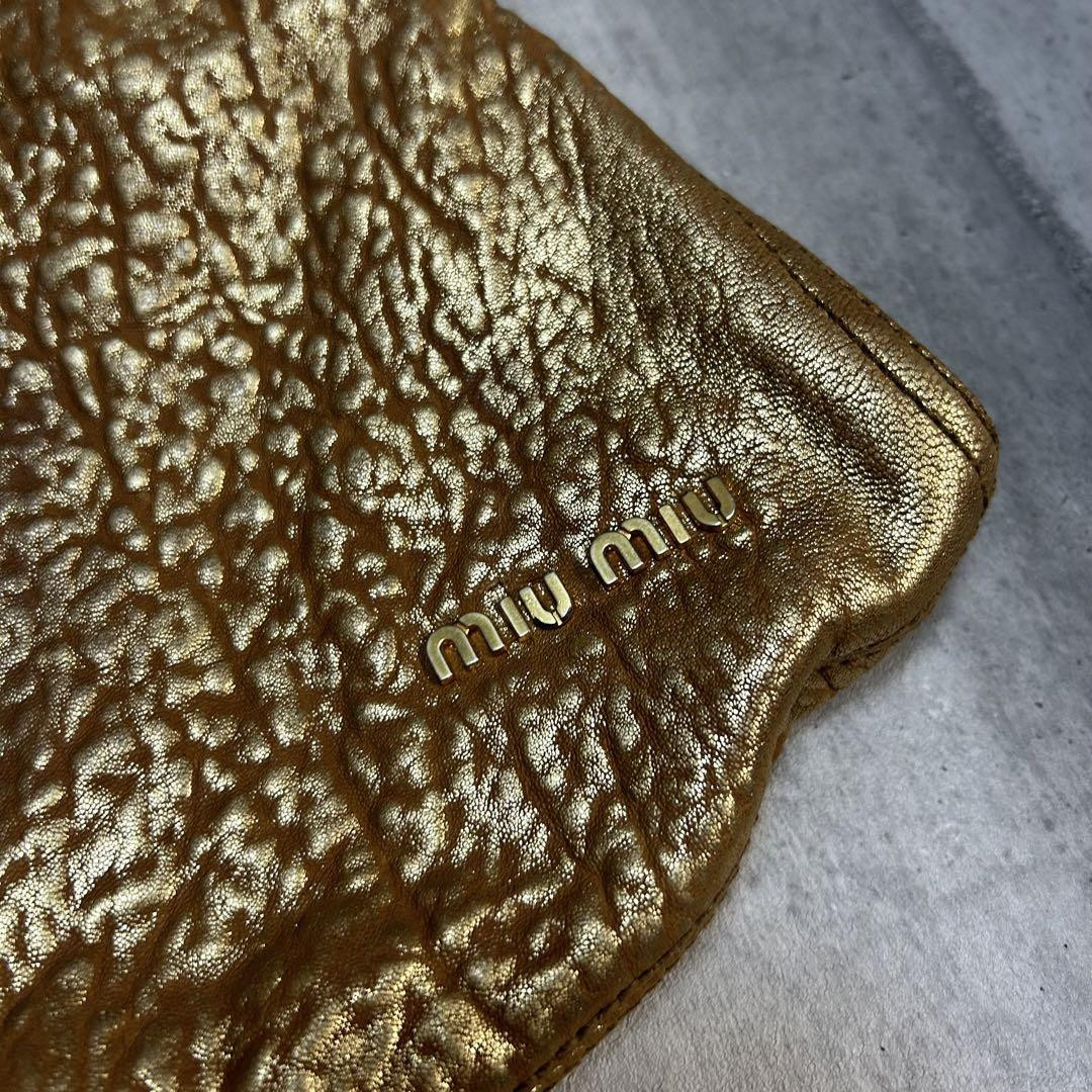 08Aw Archive Miumiu Gold Leather Bag | eBay 08Aw Archive Miumiu Gold Leather Bag | eBay