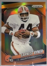 2025 Prizm Black Earnest Byner Orange /249 Browns #14 Color Match