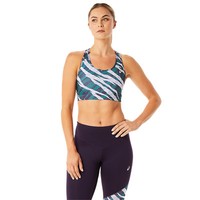 Sport-Bh Damen, Asics Wild Camo Bra, Mehrfarbig