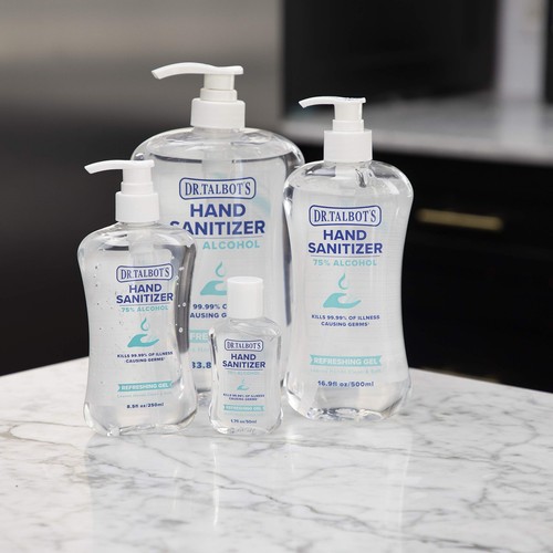 Refreshing Gel Hand Sanitizer With Easy Pump, Fragrance Free, 8.5 Fl Oz - Picture 6 of 7