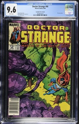 Doctor Strange #66 Canadian Price Variant CGC 9.6 1984 Marvel Paul Smith White P