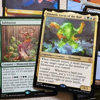 Commander Magic Deck 100 Cards = ELEMENTALS Tribal Omnath Temur Wedge