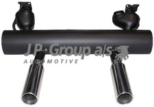 Sportschalldämpfer JOPEX JP GROUP 8120802000 Aluminium Doppelendrohr für VW 15