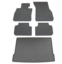 Gummi Fußmatten Kofferraumwanne für 1er BMW F40 2019- Set Gummimatten Auslage